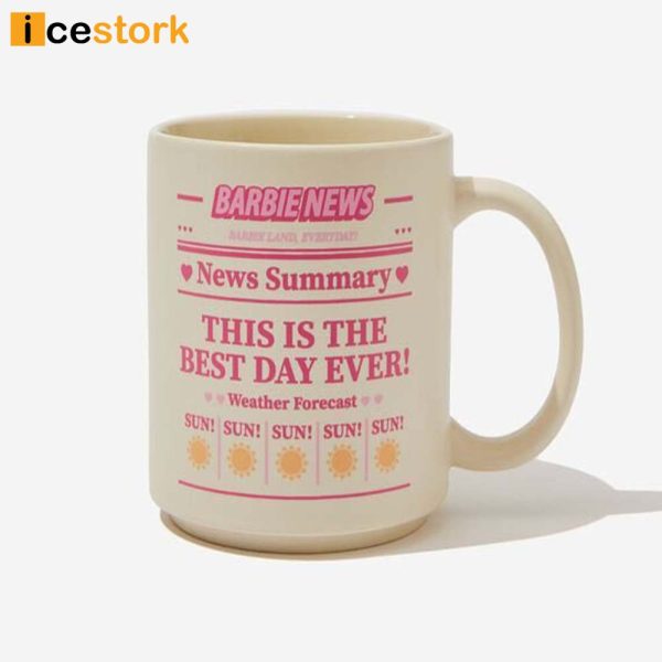 Barbie News This is The Best Day Ever Mug
