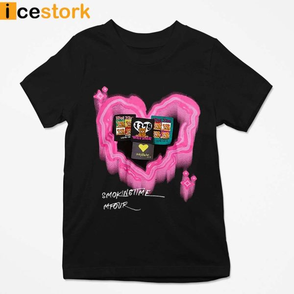 Bear Heart Smokin6time Mfour T-Shirt