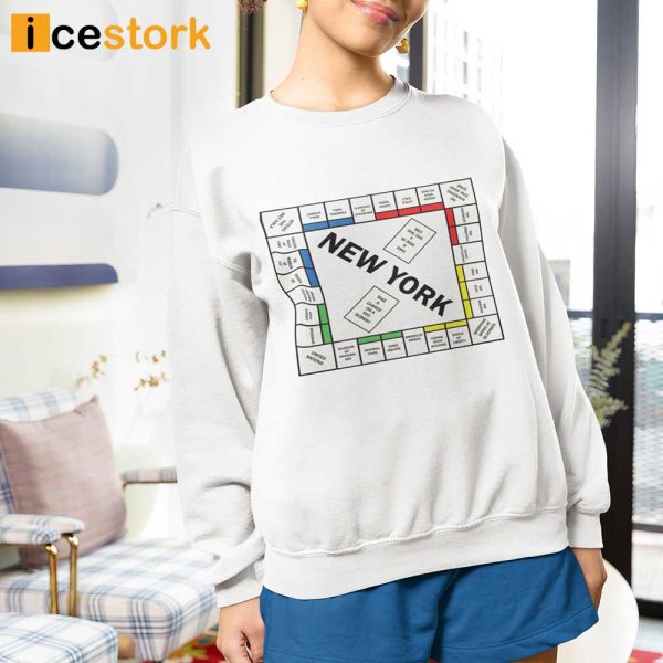 Carrie Bradshaw New York Monopoly Sweatshirt And Just Like That, New York Monopoly Sweatshirt