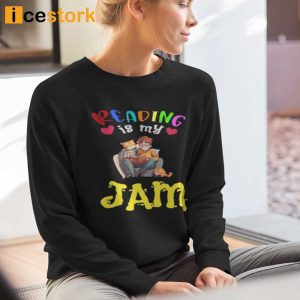 Funny Reading Is My Jam T Shirt