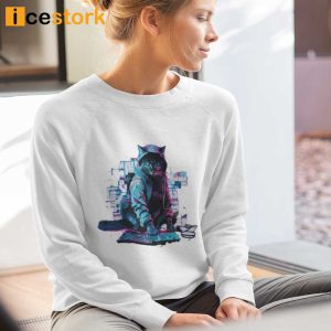 Hacker Cat T shirt