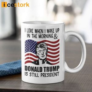 I Love When I Wake Up In The Morning And Donald Trump Is Still President Mug