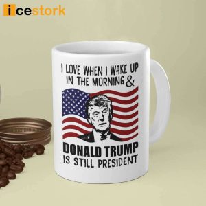 I Love When I Wake Up In The Morning And Donald Trump Is Still President Mug