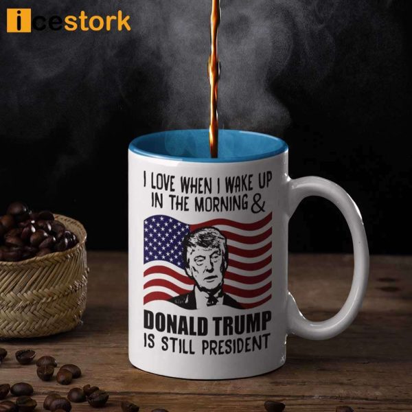 I Love When I Wake Up In The Morning And Donald Trump Is Still President Mug