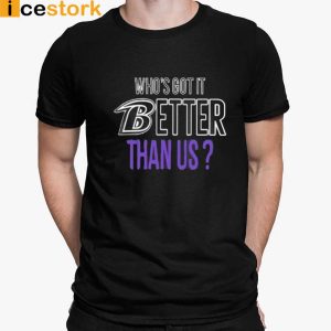 John Harbaugh Whos Got It Better Than Us T shirt Sweatshirt Hoodie