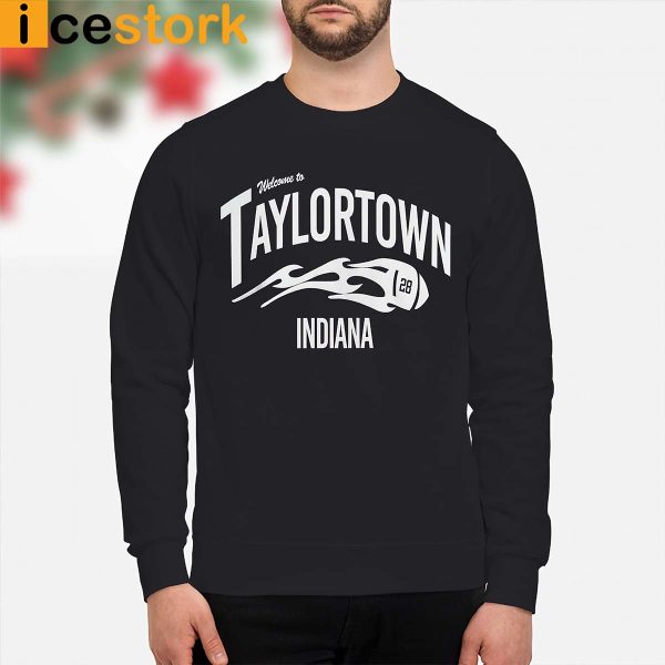 Jonathan Taylor Welcome To Taylortown Indiana Shirt