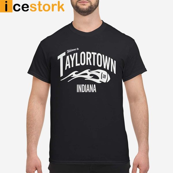 Jonathan Taylor Welcome To Taylortown Indiana Shirt