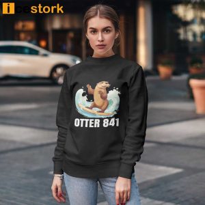 Surfing Otter 841 California Sea Otter 841 Tshirt