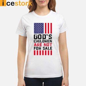 Tim Ballard Gods Children Are Not For Sale women Shirt