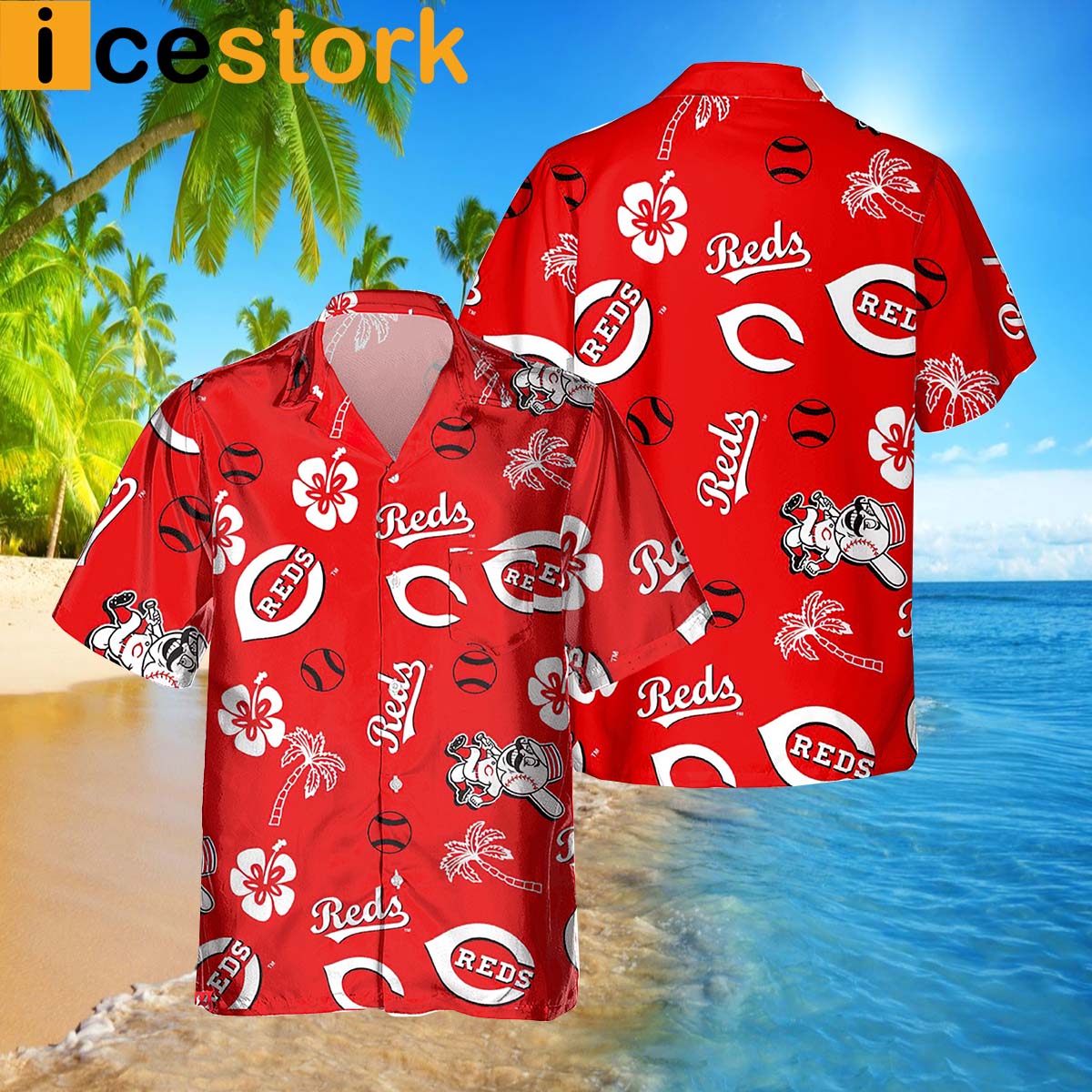 Cincinnati Reds Hawaiian Shirt giveaway 2023 - Icestork