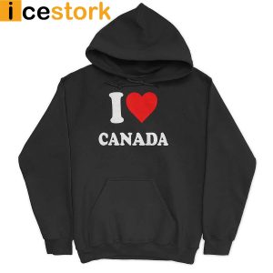 elon musk i love canada hoodie