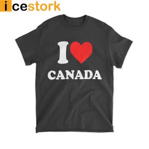 elon musk i love canada shirt