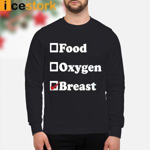 food oxygen breast sweatshirt