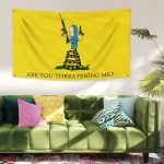 Beavis Are You Threatening Me Flag