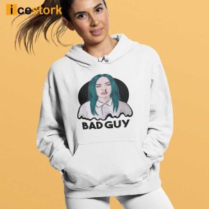 Billie Eilish Bad Guy Black Top Big T-Shirt