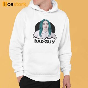 Billie Eilish Bad Guy Black Top Big T-Shirt