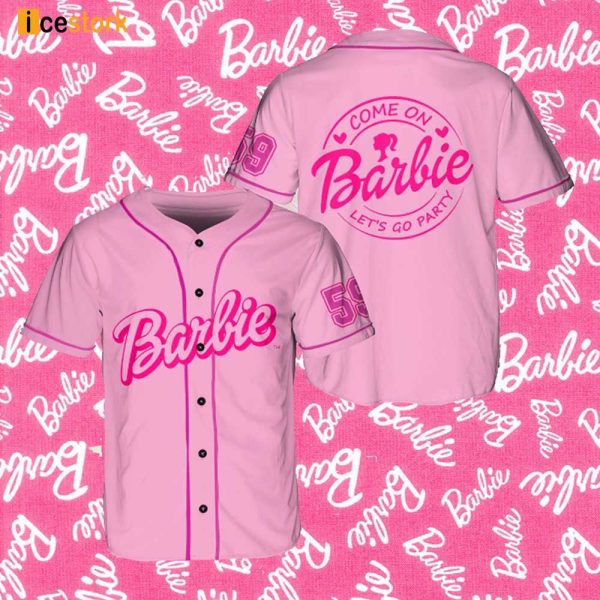 Come on Barbie Let’s Go Party Baseball Jersey