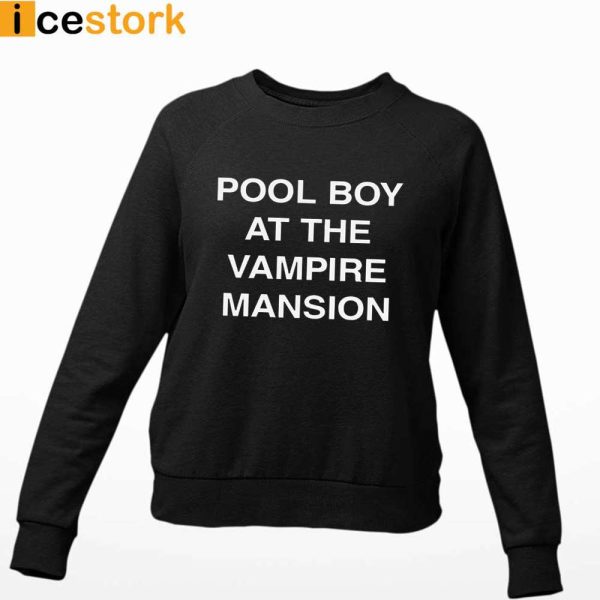 Gerard Way Pool Boy At The Vampire Mansion Shirt