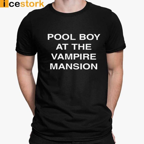 Gerard Way Pool Boy At The Vampire Mansion Shirt