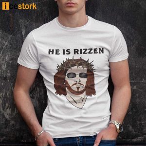 Jesus Smoking He Is Rizzen Shirt 1