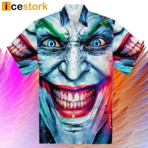 Joker Face 3D Hawaiian Shirt