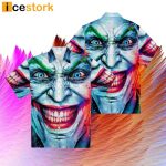 Joker Face 3D Hawaiian Shirt