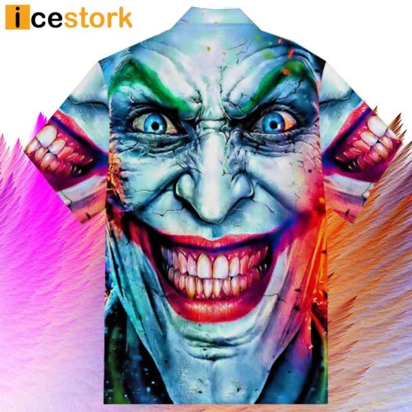 Joker Face 3D Hawaiian Shirt