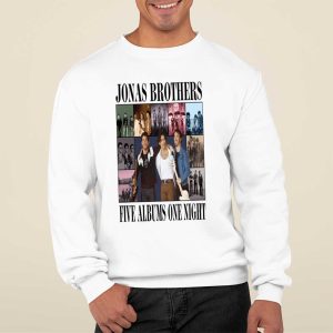 Jonas Brothers Five Albums One Night Shirt