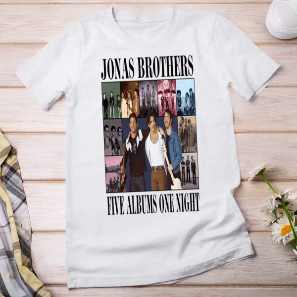 Jonas Brothers Five Albums One Night Shirt