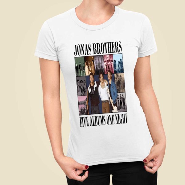 Jonas Brothers Five Albums One Night Shirt