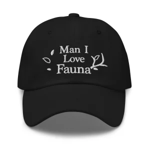Man I Love Fauna classic dad hat black front 64e9f7e69cbf8