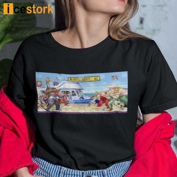 Montgomery Riverfront Brawl X Street Fighter Shirt