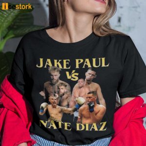 Nate Diaz vs Jake Paul Boxing Shirt