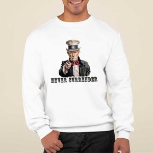 Never Surrender Trump Mugshot T Shirt