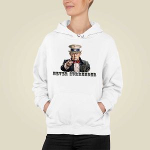 Never Surrender Trump Mugshot T Shirt