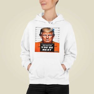 President Donald Trump Mugshot Photo Lock Him Up You're Next Jail T Shirt