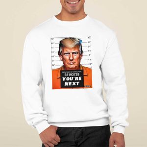 President Donald Trump Mugshot Photo Lock Him Up You're Next Jail T Shirt