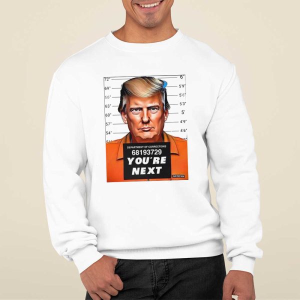 President Donald Trump Mugshot Photo Lock Him Up You’re Next Jail T-Shirt