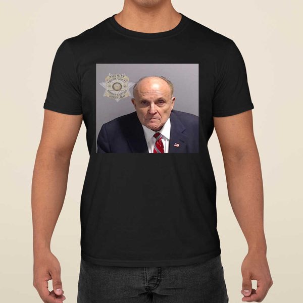 Rudy Giuliani’s Mugshot Shirt