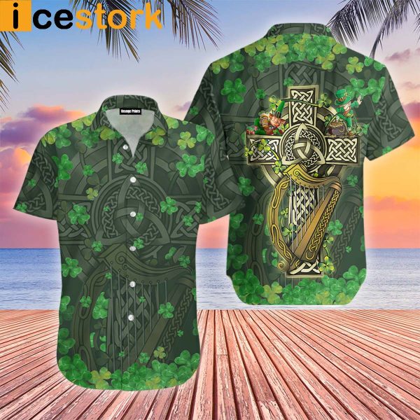 Saint Patrick’s Day Shamrock The Celtic Hawaiian Shirt