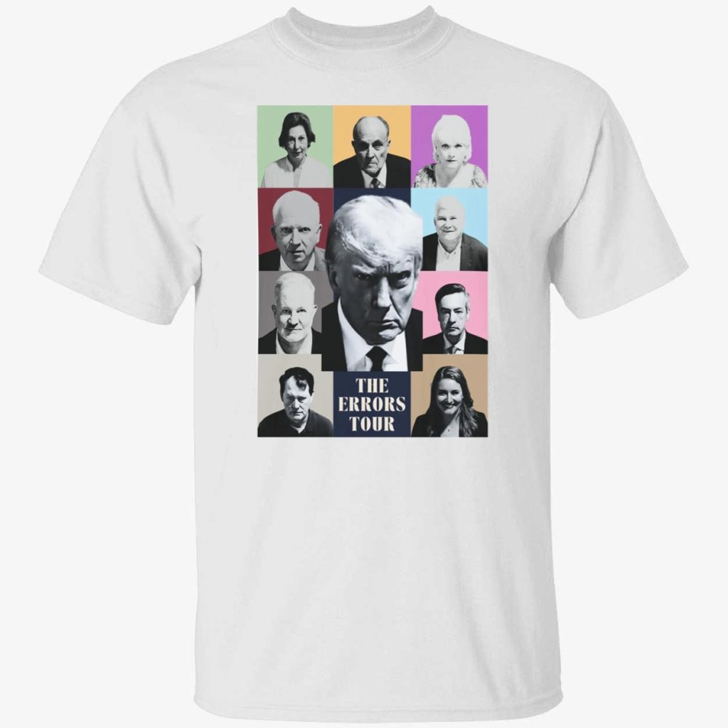 Trump Mugshots The Errors Tour Shirt