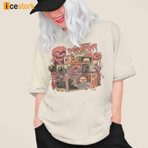 Vintage Horror Night Halloween Sweatshirt