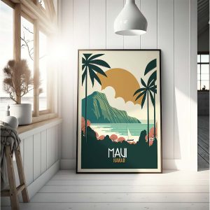 maui hawaii poster