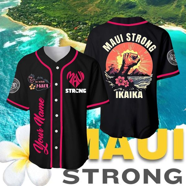 Maui Strong Ikaika Baseball Jersey