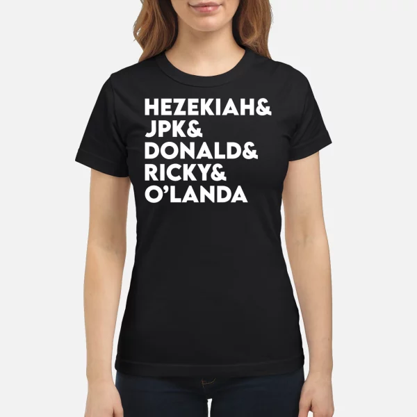 Hezekiah Jpk Donald Ricky Olanda Shirt