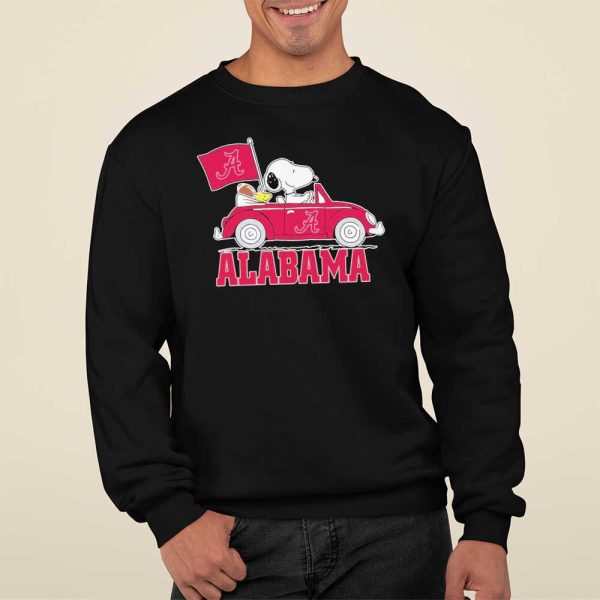 Alabama Snoopy Cartoon Sports Shirt