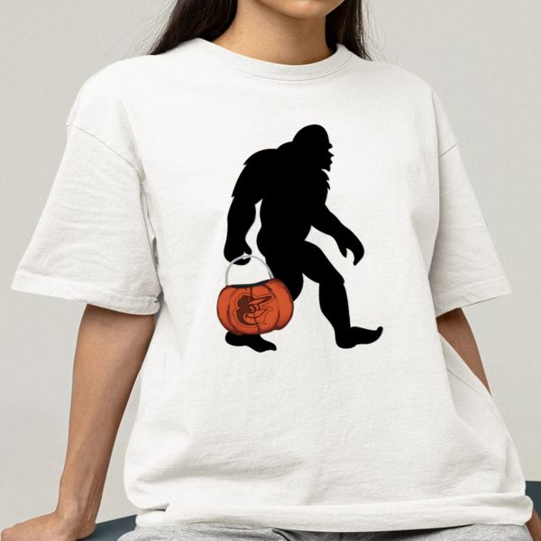 Baltimore Orioles Bigfoot Halloween Shirt