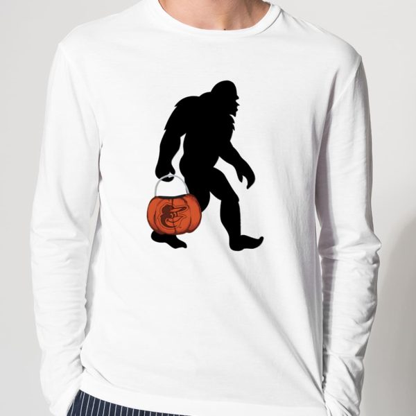 Baltimore Orioles Bigfoot Halloween Shirt