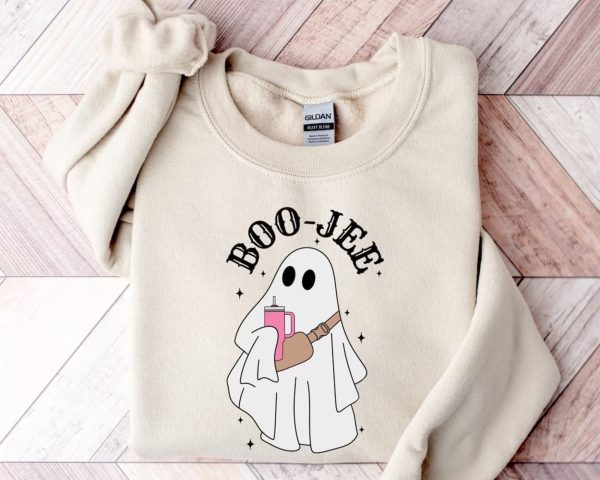 Boo Jee Stanley Tumbler Inspired Ghost Sweatshirt