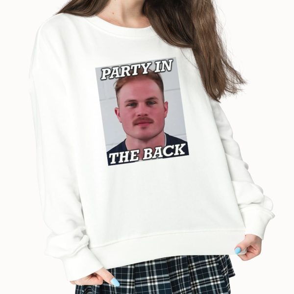 Business in Front Party In The Back Zach Bryan Mugshot Shirt